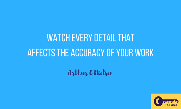 Apa Kata Arthur C Nielsen Tentang Akurasi Pekerjaan - JualGudang