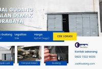 Jual Gudang Jalan Demak Surabaya - The EdGe