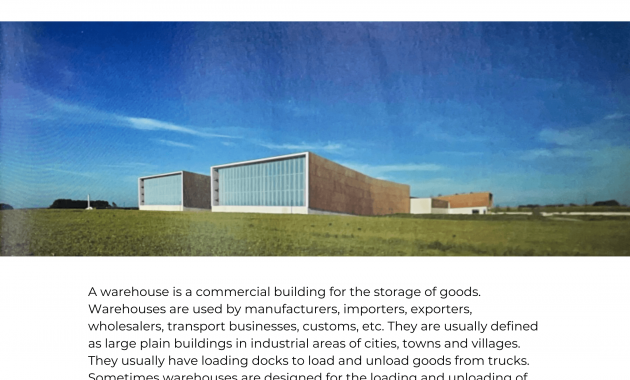 Warehouse & Distribution Center Series 1 - Definition - The EdGe