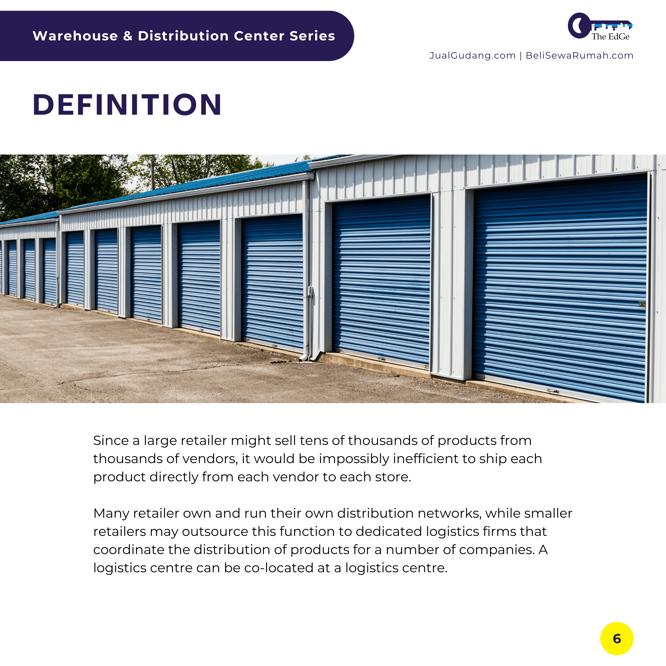 Warehouse & Distribution Center Series 6 - The EdGe