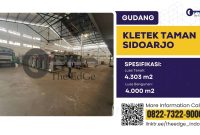 Gudang KLETEK TAMAN SIDOARJO