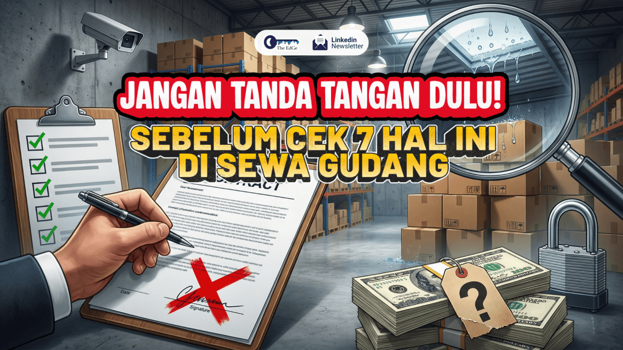 Jangan Tanda Tangan Sewa Gudang Dulu Sebelum Cek 7 Hal Ini - The EdGe